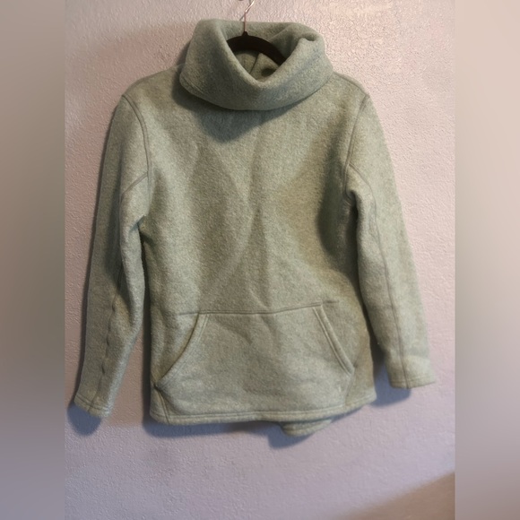 Smartwool Women's Hudson Trail Fleece Pullover size Small in Light Jade - Picture 3 of 12